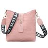 Crocodile Pattern Bucket Bag 2023 - Women's Large Capacity Crossbody Shoulder Bag