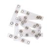 Accessories 10 Pieces Badge Holder PVC Transparent Card Holder Buckle ID Card Holder Name Card Keychains Card Holder Lanyard