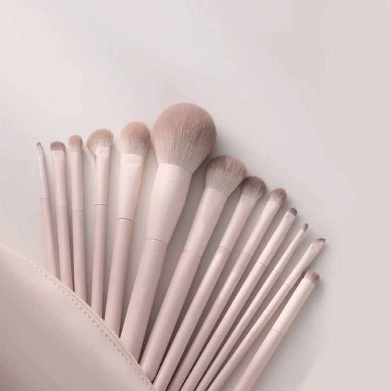 Beginner Makeup Brush Set 7-13Pcs Foundation Brush Concealer Eyeshadow Makeup Brush Cosmetic Makeup Beauty Tool