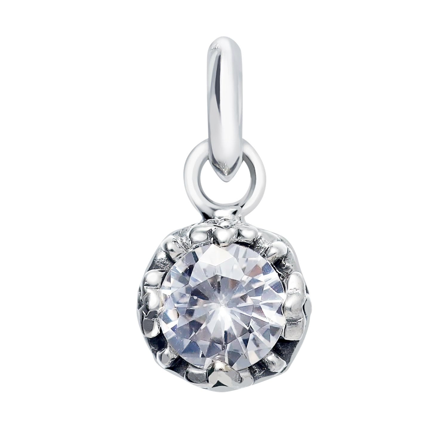 

[Sears] Zirconia Pendant Top, Sterling Silver 925, Accessory, Pendant Top Only, sp-2412