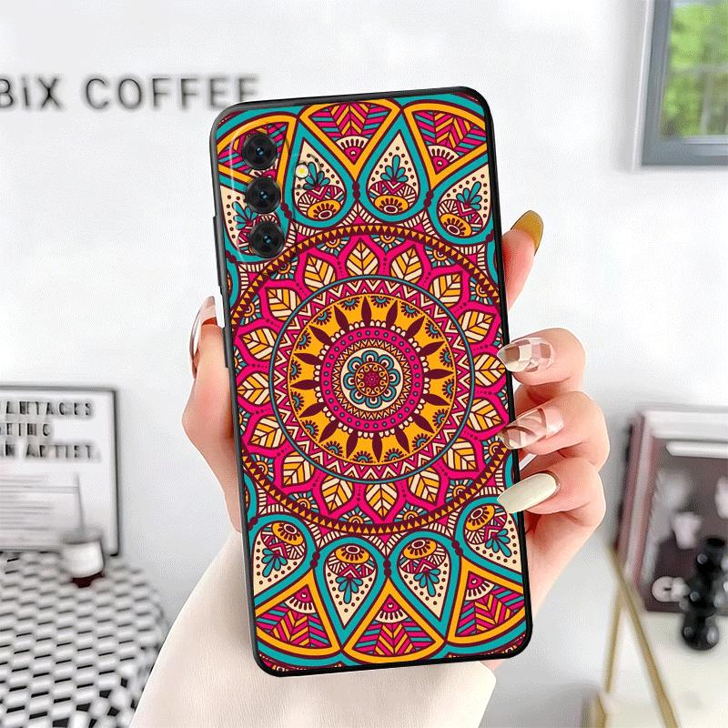 Mandala Style Pattern Soft Phone Case for Samsung A17 A37 A57 A16 A26 A36 A56 A15 A25 A35 A55 A14 A24 A34 A54 A13 A23 A33 A53 A5