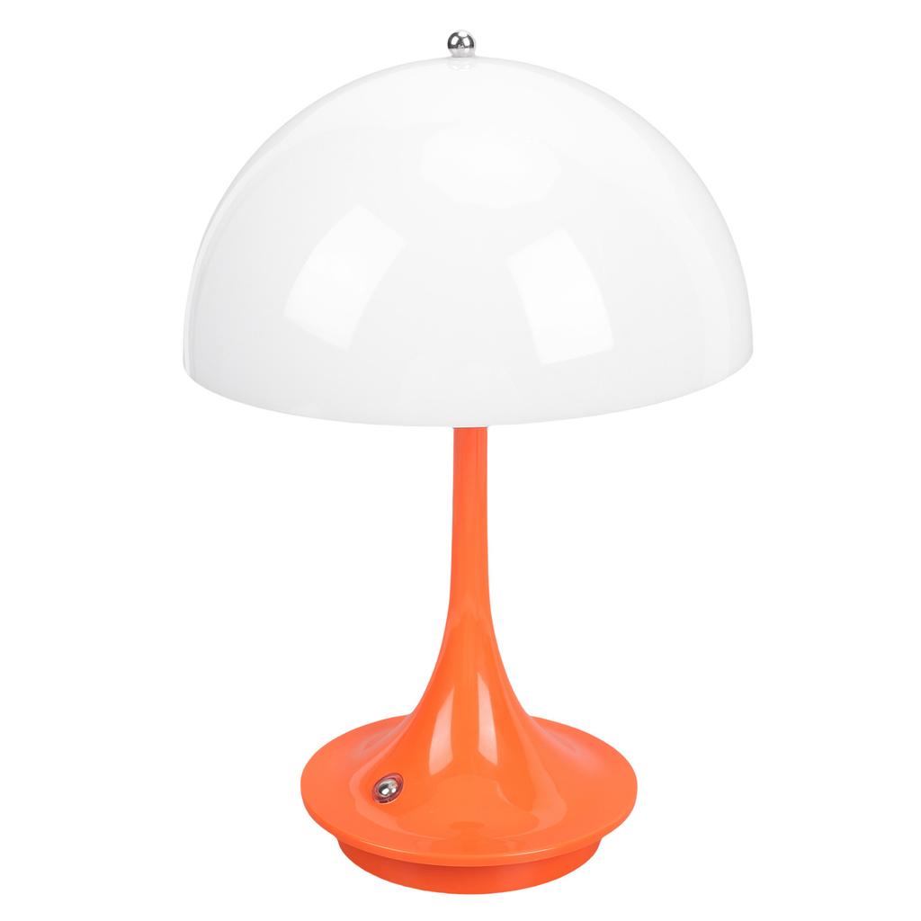 Pilz-Tischleuchte 3 Farbtemperaturen Stufenlos Dimmbar Touch-Steuerung Wiederaufladbar Mid-Century Modern Lampe für
