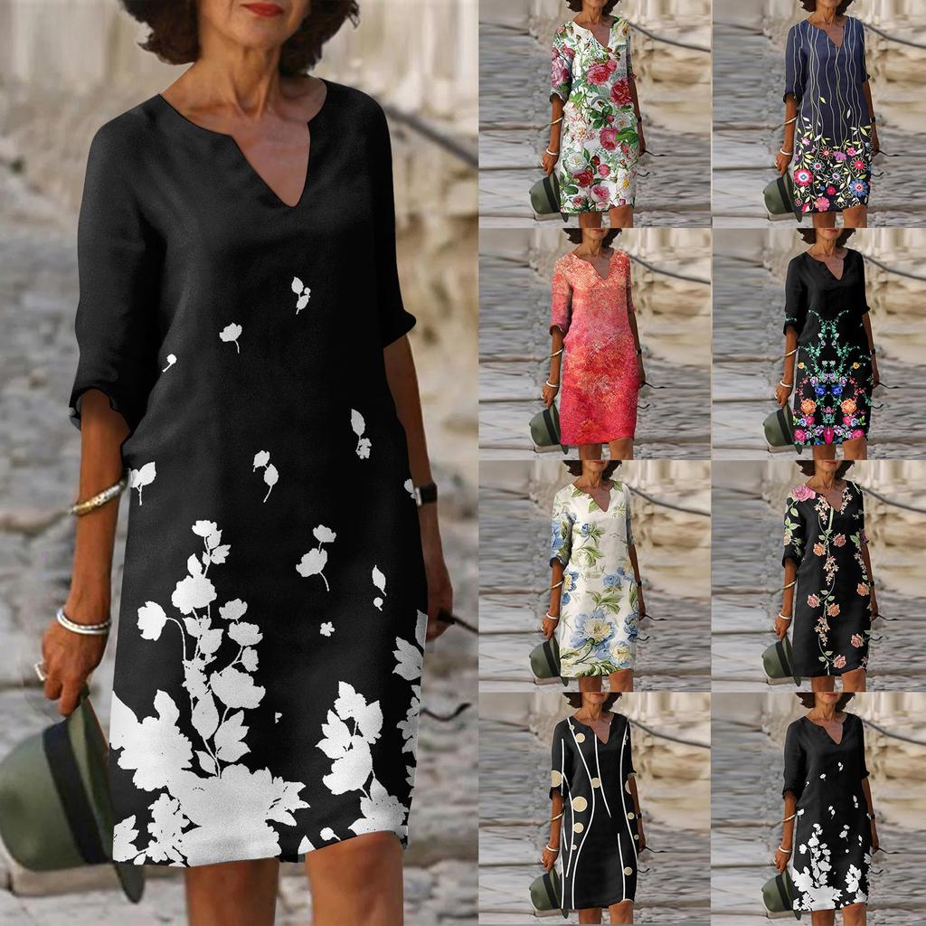 Women's Dress Casual  Print Slip Beach Skirt Sundress