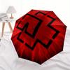 Electric Pulse Abstract Symbol StickerUmbrella, Portable 3-Fold Compact Umbrella for Men & Women Gift