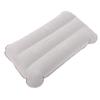 Portable Inflatable Flocking Pvc Pillow Camping Sleeping Air Pillow For Travel Outdoor Hiking Flight Foldable Head Rest Pillow