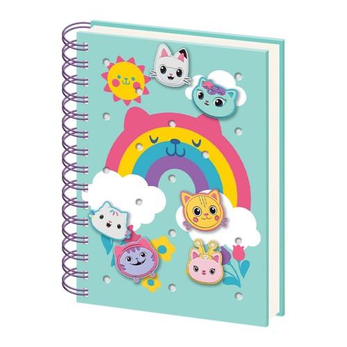Gabby´s Dollhouse Charm Silicone Wirebound Notebook