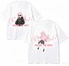 Bocchi The Rock Anime Liebhaber T-Shirt Harajuku Baumwolle Neues Modell High Street Retro Mode Übergroß Unisex Heißes Produkt Weiches Geschenk