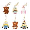 Official Minions TIM Bear Unicorn Plush Keychain Backpack Pendant