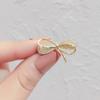 Bow Small Brooch Anti-Light Corsage Small Fragrance Cute Simple Chest Seam-Free Fixed Button Versatile Collar Pin