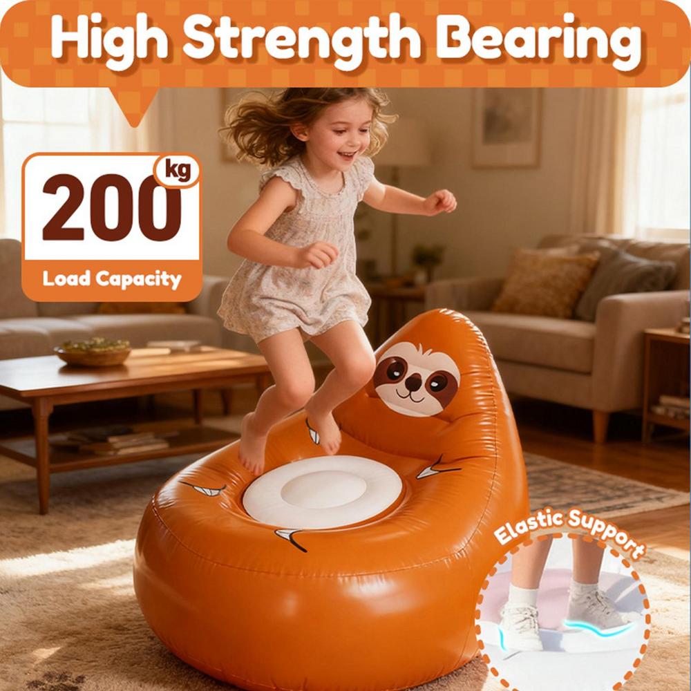 Inflatable Chair For Kids Portable Animal Shape Chair Outdoor Couch For Kids Camping Patio Beach Travel Indoor Backyard Garden