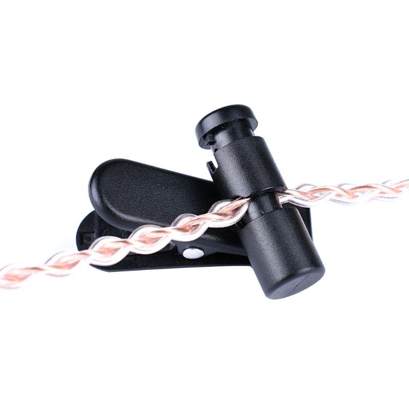 Headphone Nip Clamp Holder Mount Wire Lapel Clips Rotatable Headset Clip Mount Clips Small Clip Kits Accessories