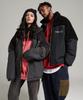 Tener Unisex Sherpa Cut Padded Jacket Black