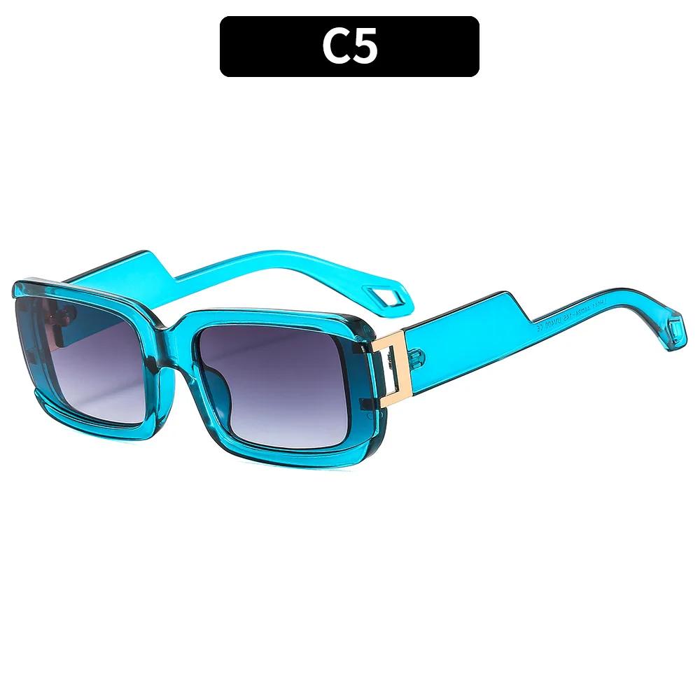 Latest High Quality Female Stylish Sun Eyewear Square Retro Sunglasses Male Retro Black Outdoor Travel Mirror Oculos De Sol