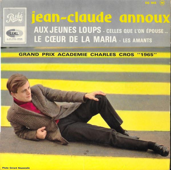

7inch Record JEANCLAUDE ANNOUX Aux Jeunes Loups EG843 Path 1965 France Pop Used