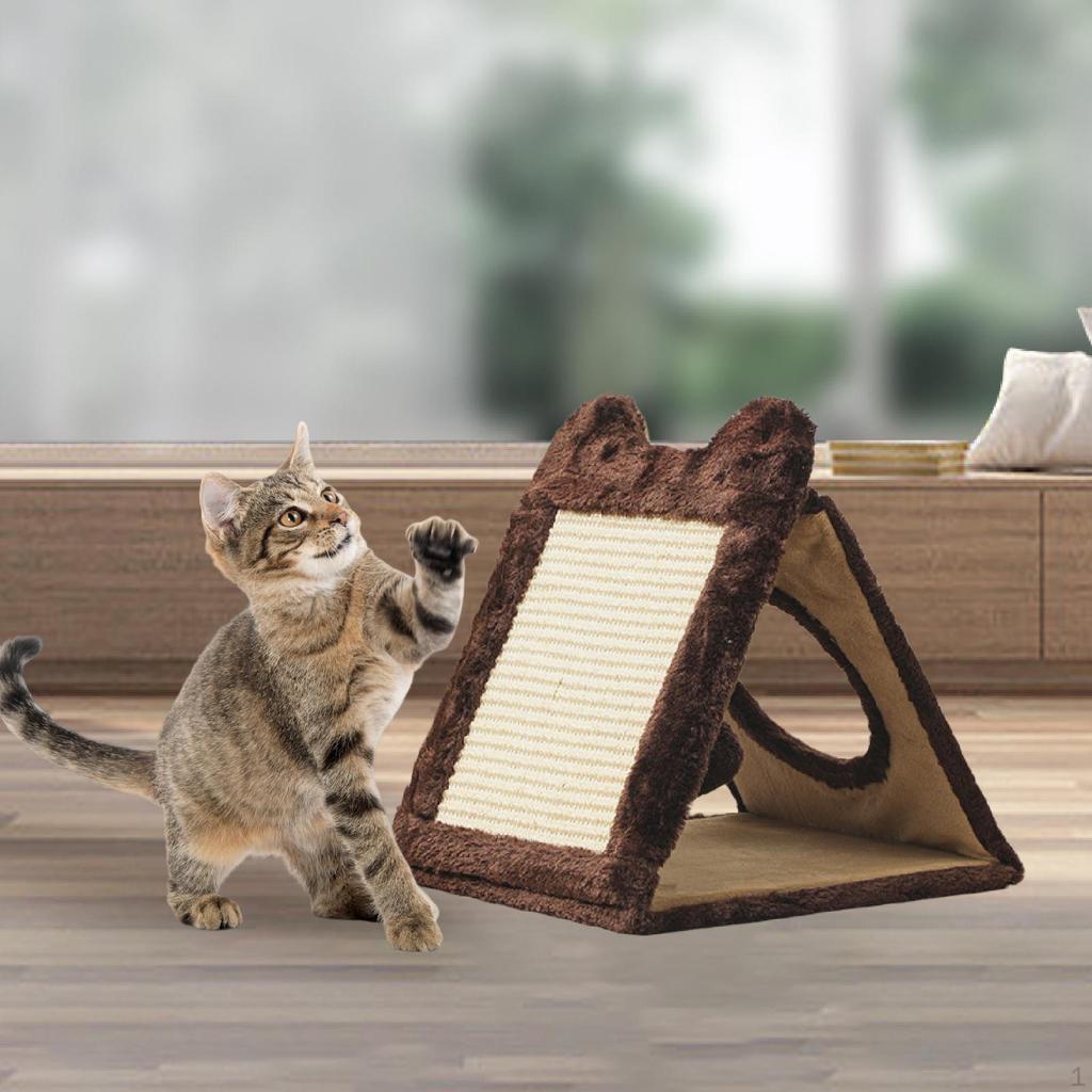 Cat Scratch Pad Scratching Board Foldable Furniture Protector Breathable Scratcher Cardboard for