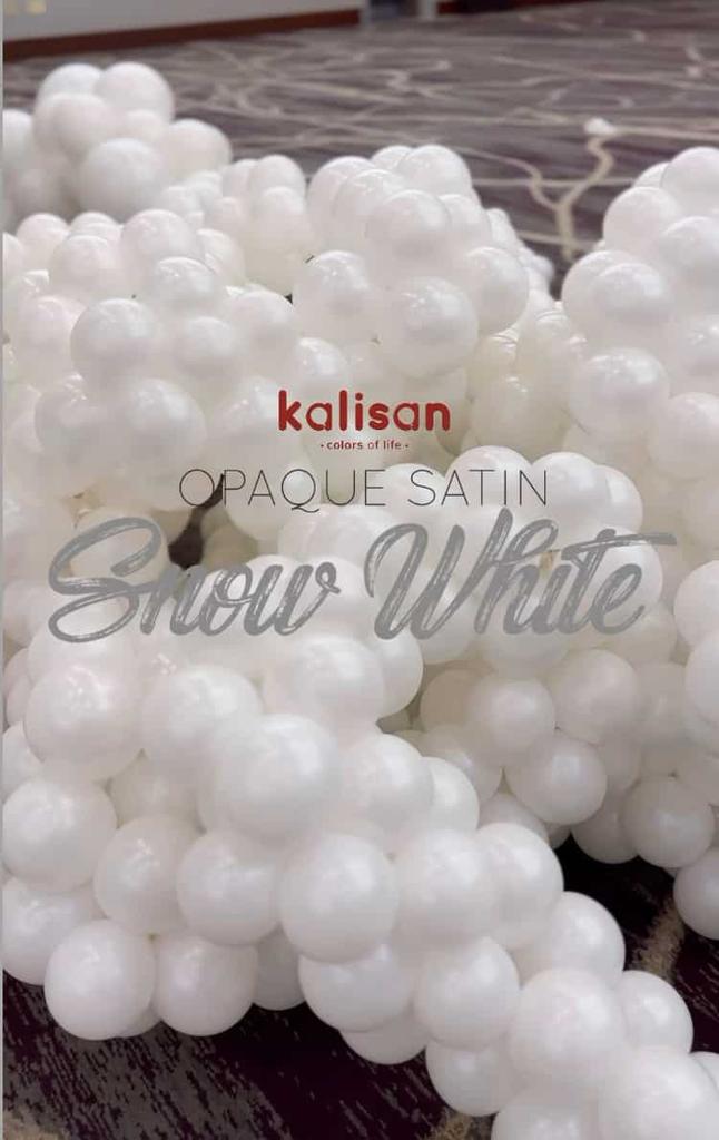 Balony Lateksowe Snow White, 45 Cm, 25 Szt.