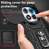 Custodia Armatura Antiurto Per Xiaomi Redmi Note 14 Pro 5G 4G Supporto Anello Magnetico Auto Copertura Scorrevole Obiettivo Fotocamera Per Redmi 14C Funda