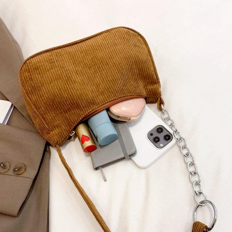 Borsetta Portatrucchi In Velluto Con Cerniera - Piccola Trousse Da Viaggio Per Cosmetici, Assorbenti, Gioielli - Regalo Per Donna