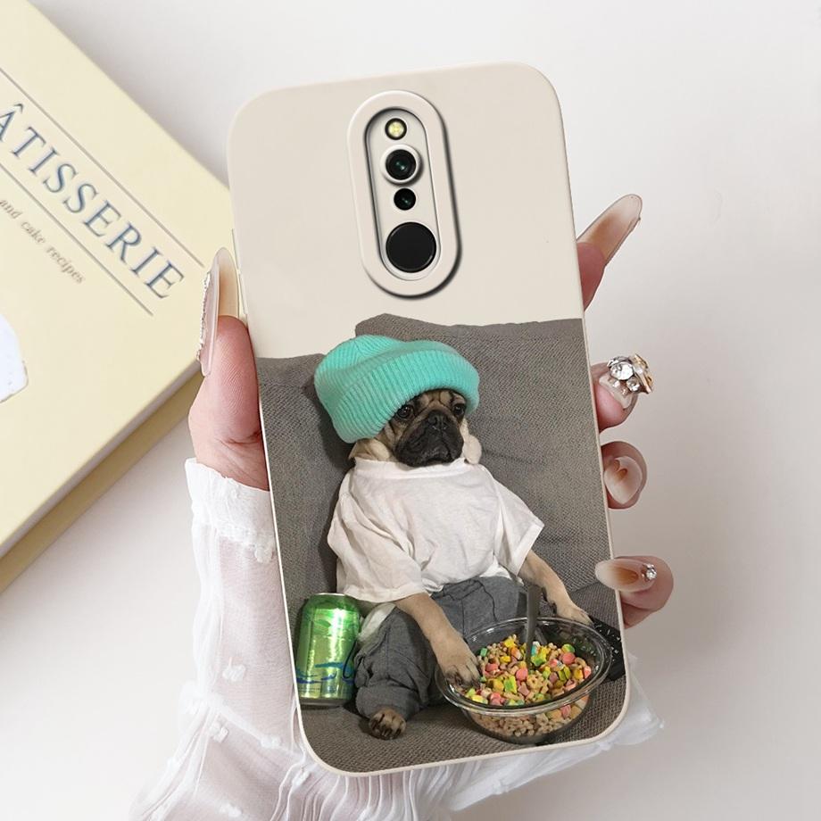 Cool Soft Silicone Case For Xiaomi Redmi 8 8a Phone Case Shockproof Back Cover For Redmi8 Redmi8a Rabbit Panda Cartoon Fundas