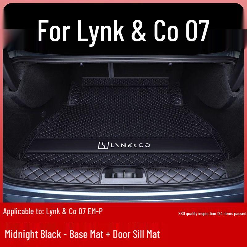 

Lynk & Co 07 Trunk Mat for Car Interior Decoration and Modification Lynk & Co 07 Selected Leather Original Car Model