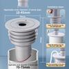Shower Drainer Bathroom Accessories Silicone Sewer Pipe Sealing Ring Water Pipe Plug Floor Drain Anti Odor Sewer Seal Stopper