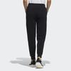Knitted Sweatpants Women's Black Moderate Straight Fit Pants H09689