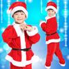 Long Sleeve Christmas Elk Dresses Shawl Christmas Performance Clothing Santa Claus Dresses