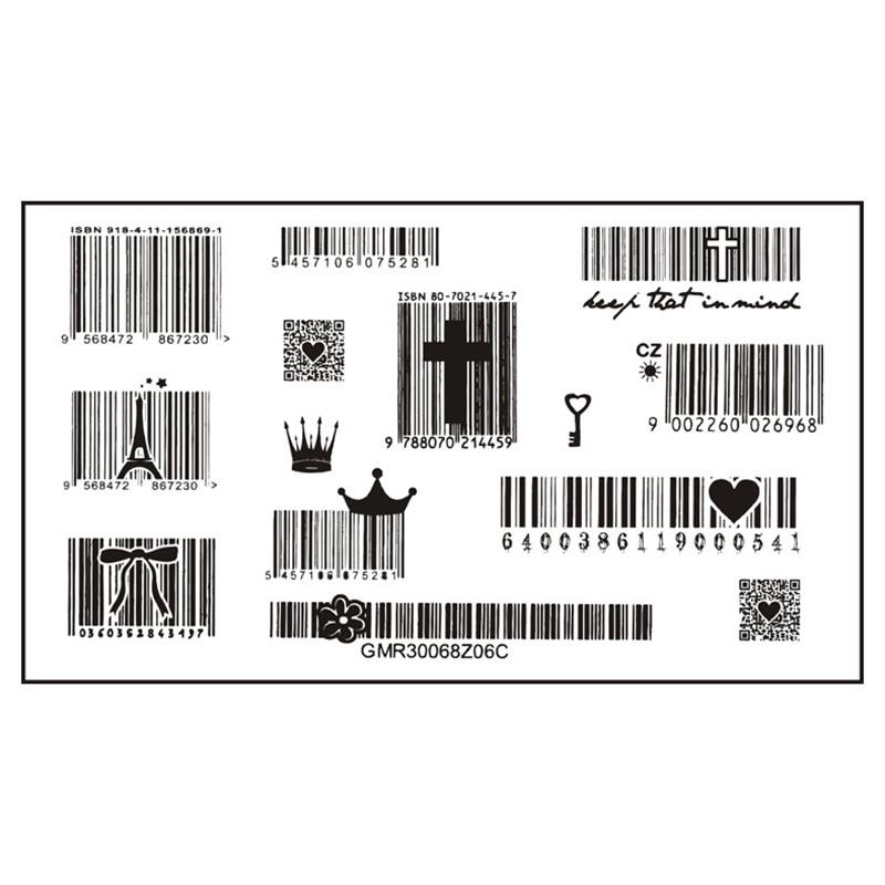barcode sticker design
