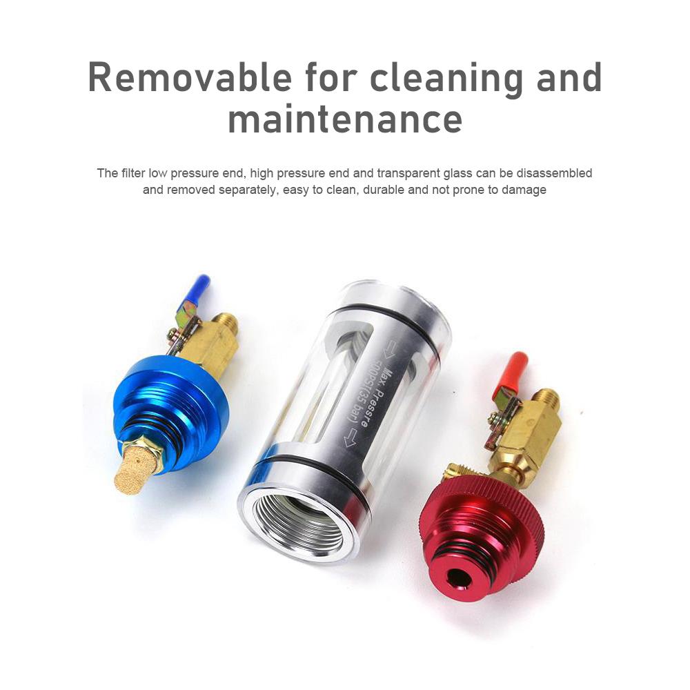Automotive Air Conditioning Refrigeration Oil Filtration Analyzer Kit for Car, Home & Commercial Air Conditioners