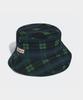 adidas Tartan Bucket Hat - Navy:Green / Iy1543