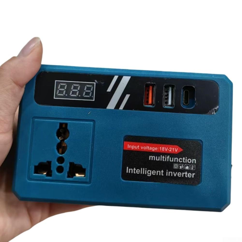 Multifunctional 120W Inverter DC18V21V to 220V AC for Small Appliances