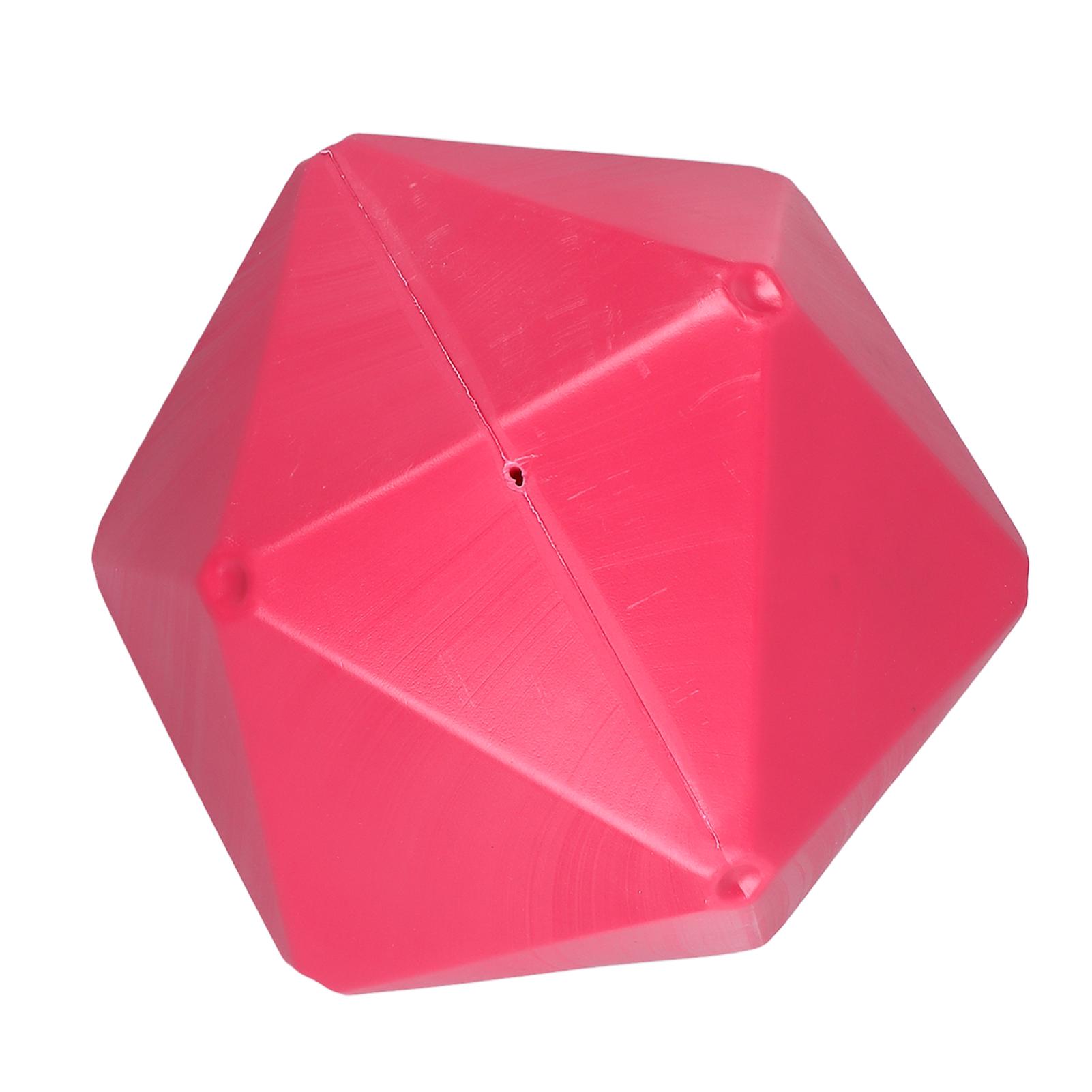 

Horse Treat Ball Fun Polygon Slow Feed Hay Ball Horse Play Toy Ball Feeder for Horse Chasing Herding