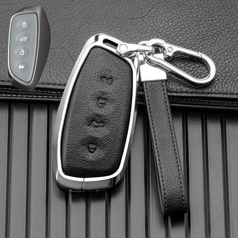 Full Metal Remote Cover for 2022 Great Wall Haval Car - Compatible with Harvard Series Key