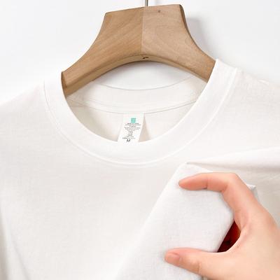 Nouveaux produits d'été pour hommes et femmes, T-shirt à manches courtes 100% coton, T-shirt de sport à col rond fin pour jeunes et personnes d'âge moyen