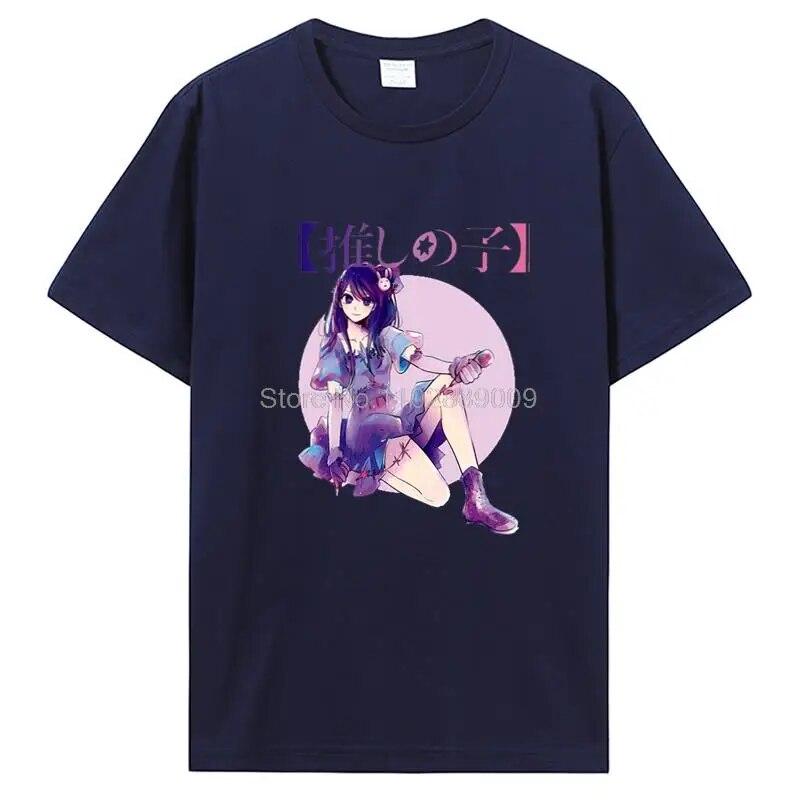 Oshi No Ko Japan Anime Cute Ai Ruby And Aqua футболка женские футболки унисекс Kawaii — фото 14