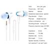 1Set Earphone In-ear Heavy Bass Built-in Microphone Fashion Wired Headset for Game