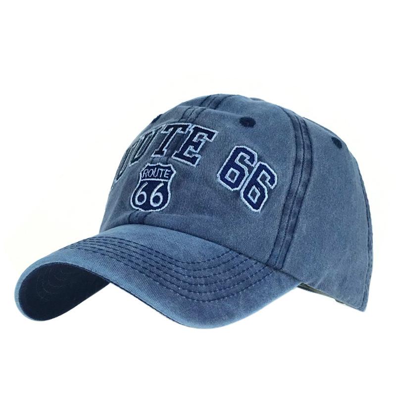 FAITOLAGL Embroidery Letters ROUTE 66 Baseball Cap Summer Snapback Fashion Hat For Women Men Casual Dad Hat Hip Hop Caps Casquet