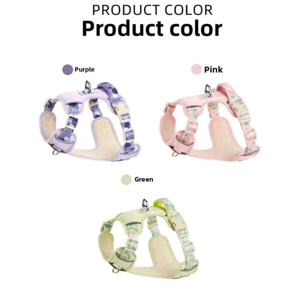 Vest Type Pet Harness Explosion Proof Breathable Harness Dog Gear Dog Vest  Outdoor Activities