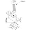 4 Pcs Aluminum Alloy Black Edge Press Edge Card Solar Panel PV Bracket Accessories Press Block Solar PV Mounting Clamp Set
