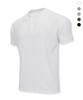DRIX Ribbed Muscle Fit Henley Neck Half Sleeve_5 Colors
