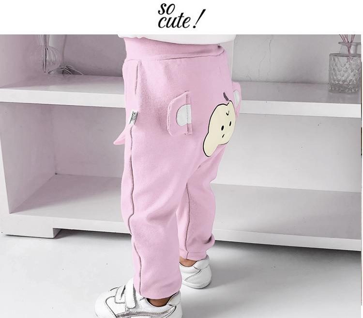 Neue Babyhosen für Jungen und Mädchen für Herbst und Winter, mit offenem Schrittdesign für einfaches Wechseln. Geeignet für 6–8 Monate alte Babys.