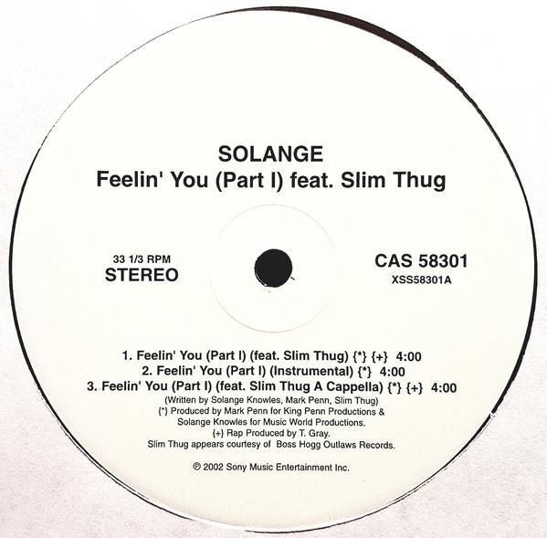

12inch Record SOLANGE - Feelin You CAS58301 Columbia 2002 US Soul/Funk Used