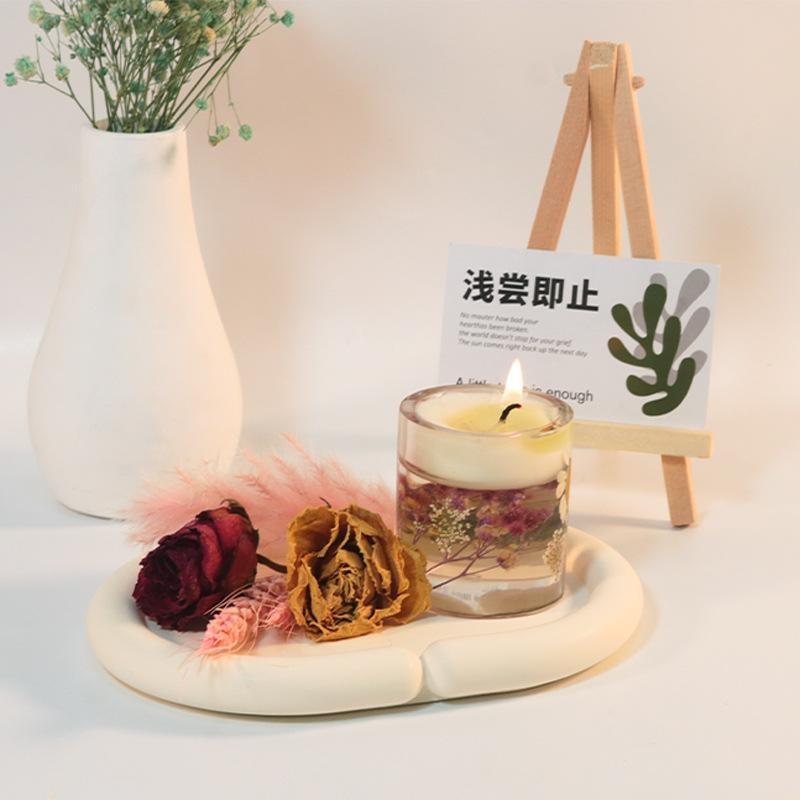 DIY Dropping Glue Mold 6 Cloud Love Candle Storage Tray Silicone Mould Creative Hand Gift Multiple Shapes To Choose From 1pcs