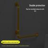 L-Shaped Non-Slip Bathroom Grab Bar for Elderly & Disabled Users