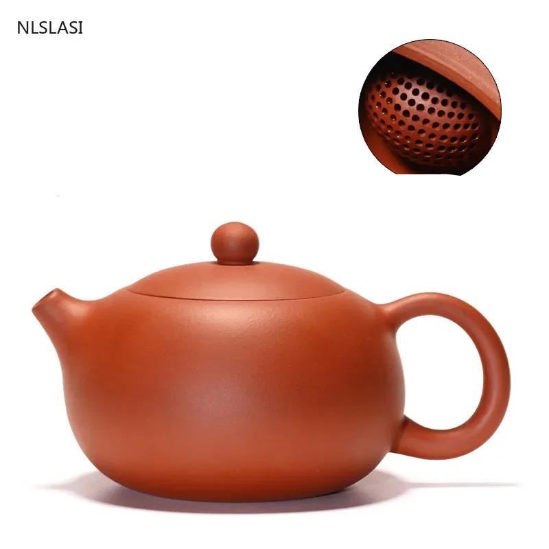Yixing Tea Pot Purple Clay Xishi Teapot Beauty Kettle Raw Ore Handmade Tea Set Authentic Tie Guanyin Puer 188 Ball Hole Filter