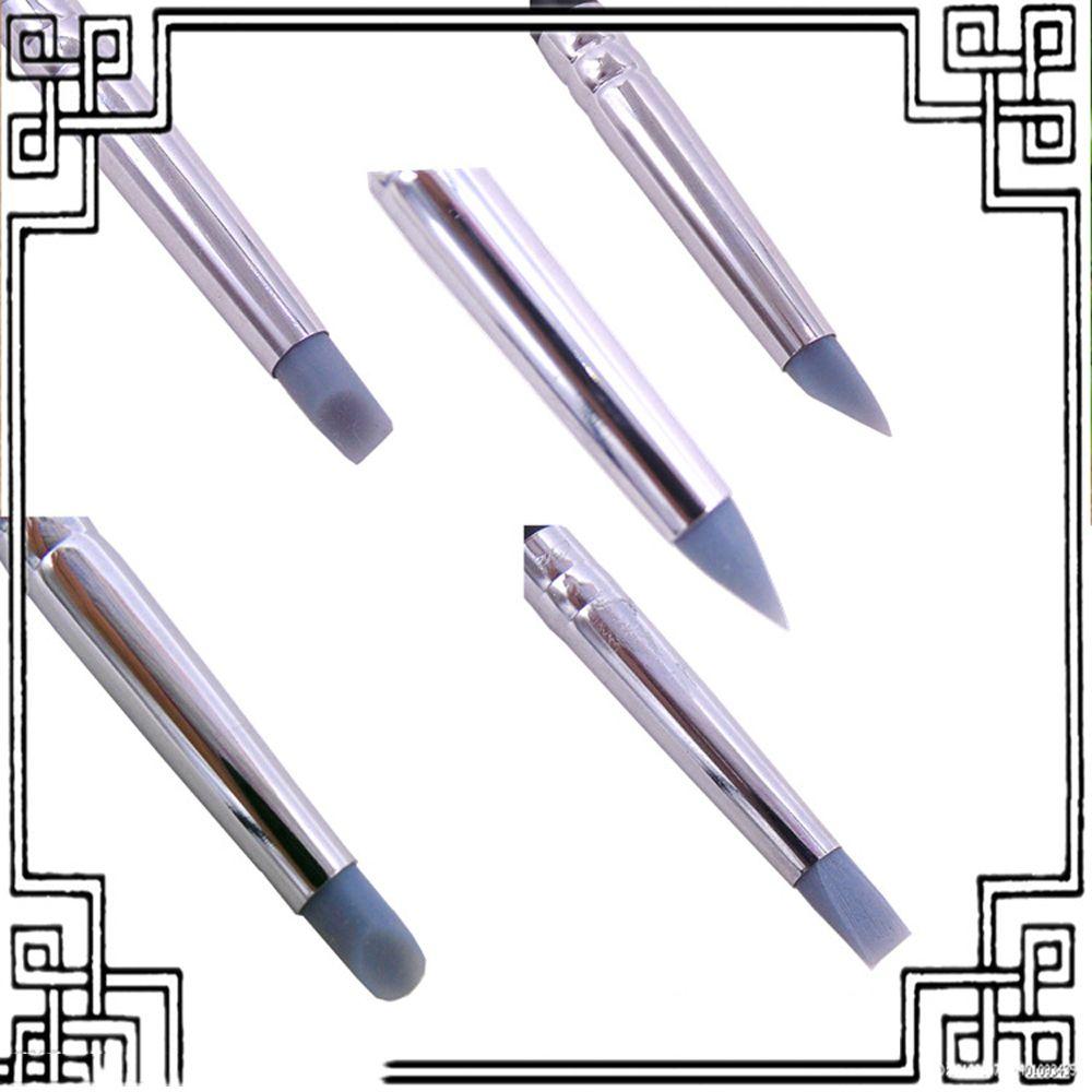 Accessories Nail Art Pen Dotting Carving Pen Kit Painting Brushes Sculpture Pen Silicone Nail Brush
