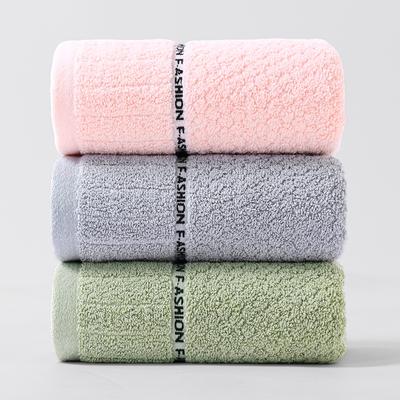 Towel Cotton Plaid Hand Towel Household Adult Cotton Face Towel Soft and Absorbent