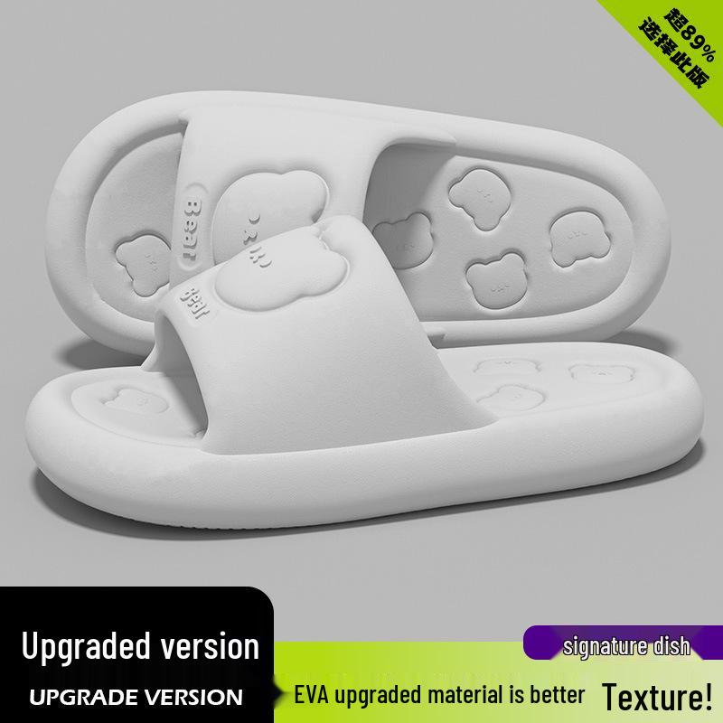 High-End Thick-Soled Slippers: Summer Beach, Silent Outdoor & Indoor, Anti-Slip, Anti-Odor EVA Slippers. Experience Unique Comfort.