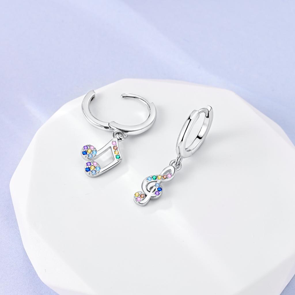 Silve Plated Hoop Earring Woman Eardrop Fashion Pendientes For Jewelry Gift Anniversary