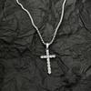 Gothic Baroque Cross Necklace With Stainless Steel And Electroplated Finish For Men And Women
